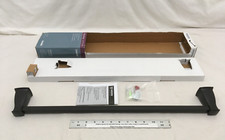 1 NEW Moen Hensley 24" Towel Bar - MATTE BLACK - MY3524BL open