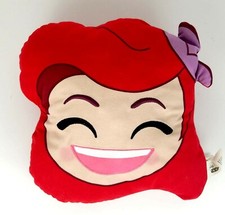 Disney Emoji Little Mermaid Laughing Ariel Pillow