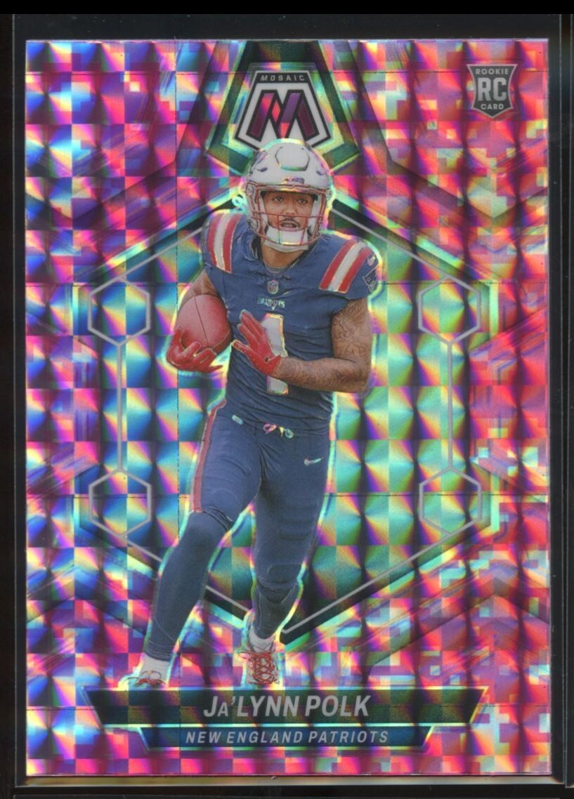 2024 Panini Mosaic - Pink Camo Rookies #337 Ja'Lynn Polk (RC)