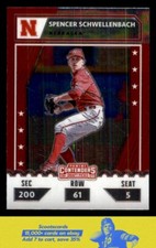 2021 Panini Elite Ex Edition Spencer Schwellenbach College Tickets Optic #CTO-SS