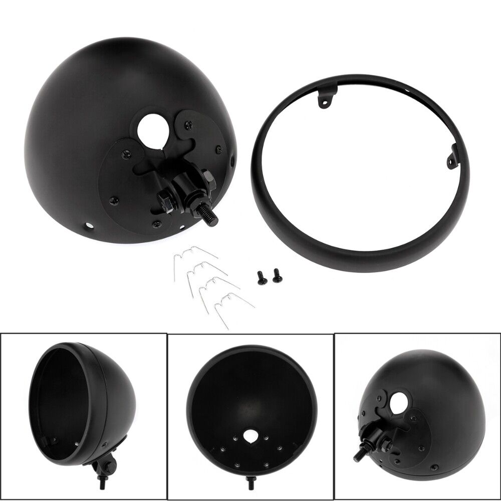 7"inch Motorcycle LED Headlight Housing Bucket For Yamaha VStar XVS