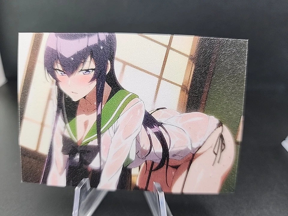 Saeko Busujima High School Of The Dead Anime Waifu Card Doujin ACG Goddess - Image 2 of 4