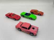 Vintage Lot Of 4 Hot Wheels Toy 1:64 SS Chevy Ferrari Firebird Corvette