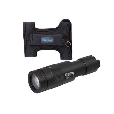 BigBlue CF450-II 450-Lumen Adjustable-Beam Dive Light With Glove - Black