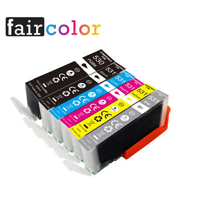 6x Patronen kompatibel Canon PGI 530 CLI 531 PIXMA TS8500 TS8550 TS8700 TS8750