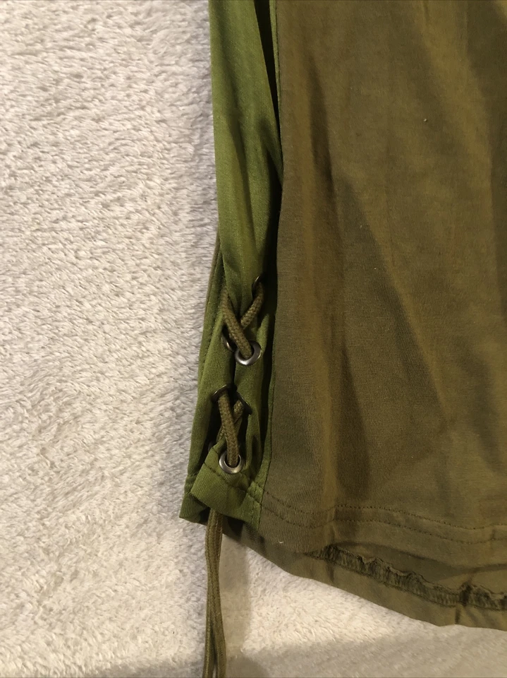 Men’s Cotton Tank Top Green Shirt Size Large - image 3 of 4