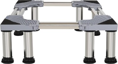 Washing Machine/ Mini Fridge Stand 12 Strong Feet, Max Load 606LBS 9-10.2in High