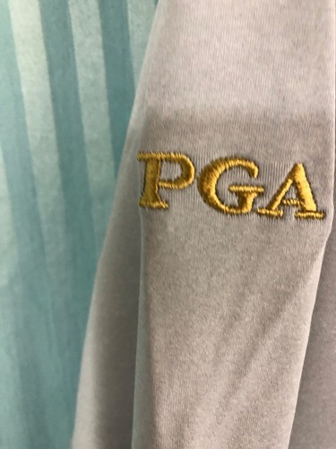 FootJoy Womens Heather Gray Long Sleeve Jersey Mesh Polo Shirt Large- NWT - Picture 9 of 10