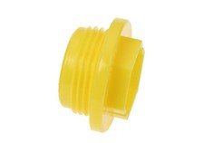 Yellow Nylon Plastic Sealing Slottex Plugs with Metric Threads M8 - M30