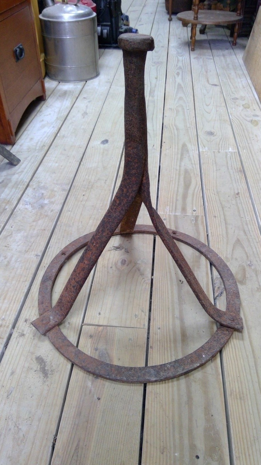 Antique Hoof Jack Farrier Stand Horse Shoeing Tripod Hand eBay