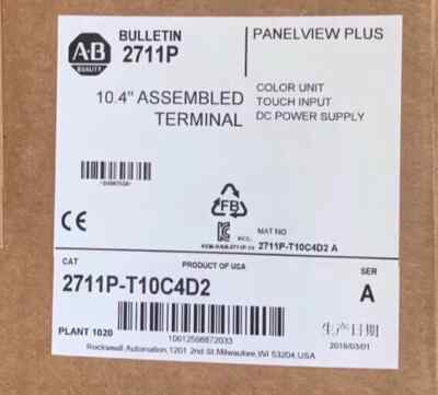 2711P-T10C4D2 Allen-Bradley PanelView Plus Assembled Terminal 2711PT10C4D2 