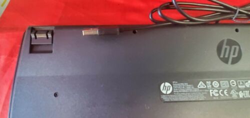 HP Ultra Slim Wired Black USB Keyboard US Version 803181-001 - Picture 8 of 10