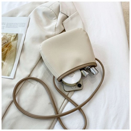 Mode Tragbare Eimer tasche PU-Leder Frauen Crossbody-Tasche - Bild 6 von 16