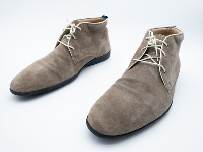 Floris van Bommel Herren Schnürboots Ankle Boots Leder Gr 43,5 EU Art 21756-56