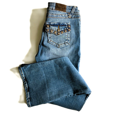 Women's BLUET Bootcut Western Cowgirl Bling Denim Jeans Size 7 NEW!