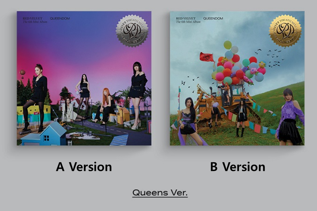 Red Velvet Queendom 6th Mini Album Queens/Girls Version CD+