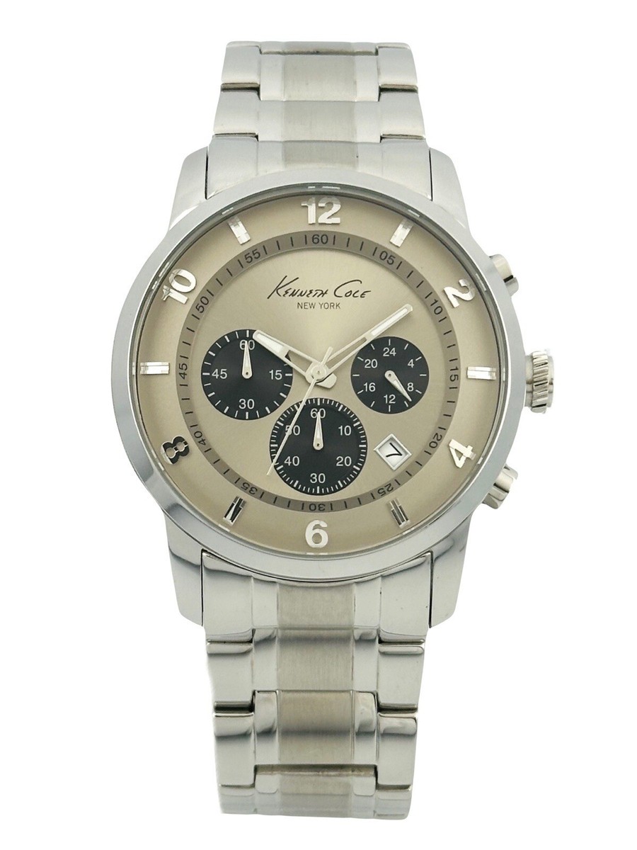 Kenneth Cole Men's KC9292 Multifunction Grey Chronograph Bracelet
