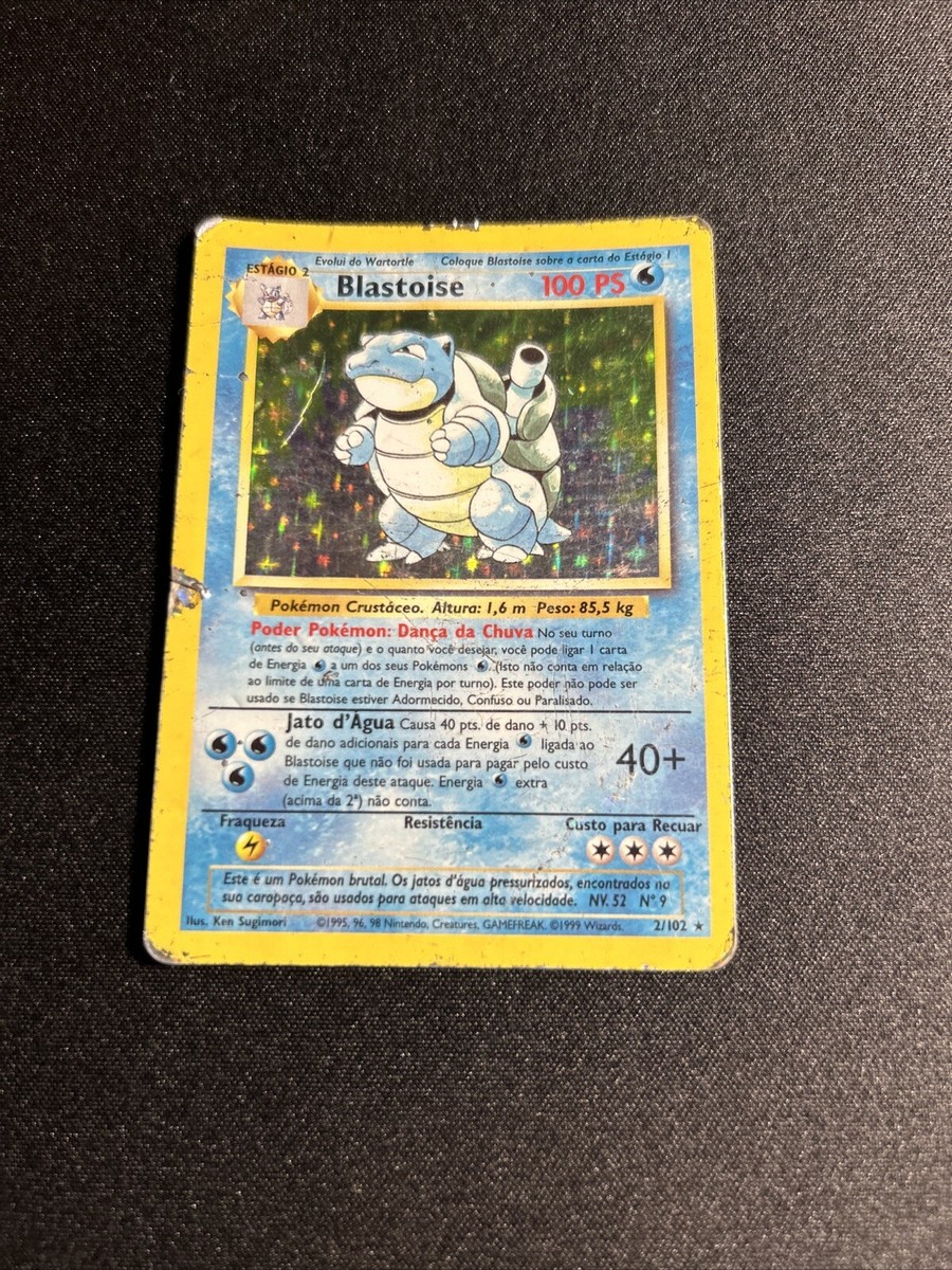 Pokémon TCG Blastoise Base Set 2/102 Holo 1st Edition Holo Rare | eBay