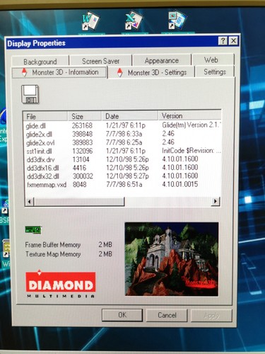 Diamond Monster 3D (3Dfx Voodoo 1) and Diamond Stealth 3D 2000 Pro (S3 ViRGE) - Picture 3 of 7