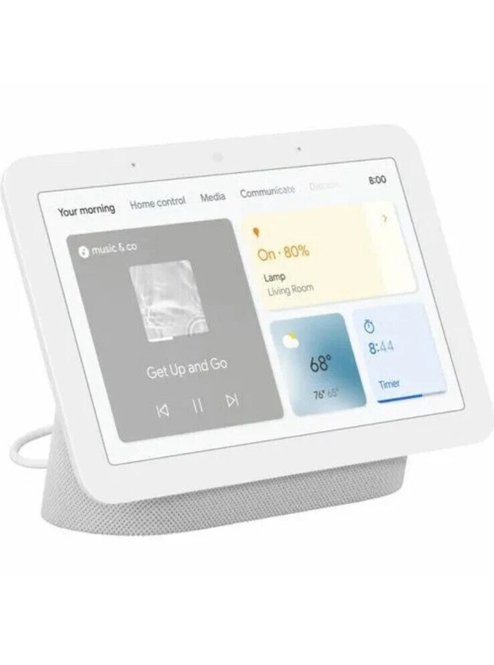 Google Nest Hub 7” Smart Display with Assistant (2nd Gen) Chalk - New Sealed - Image 3 of 4