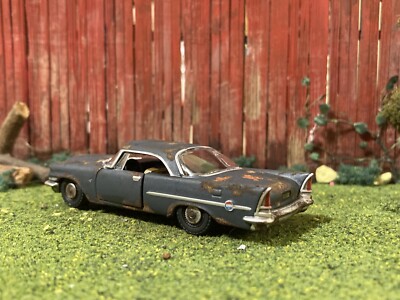 1957 Chrysler 300C Rusty Weathered Custom 1/64 Diecast Barn Find