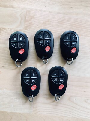 Genuine OEM Toyota Sienna 5-BUTTON Keyless Entry Remote Fob GQ43VT20T