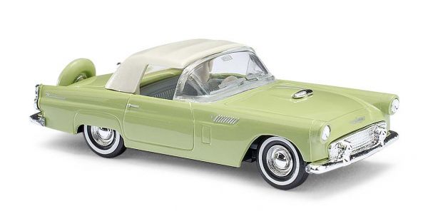 Busch 45242 Ford Thunderbird Convertible Closed, Green 1:87