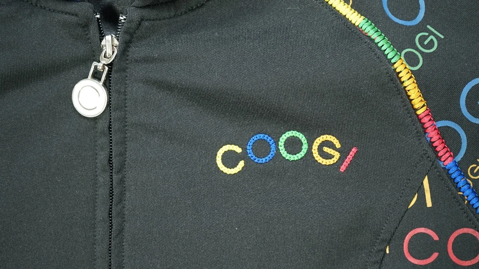 Sudadera con Capucha Estampado Completo Logotipo Deletreado COOGI De Colección Rara Años 2000 Juvenil M Foto 3 de 4