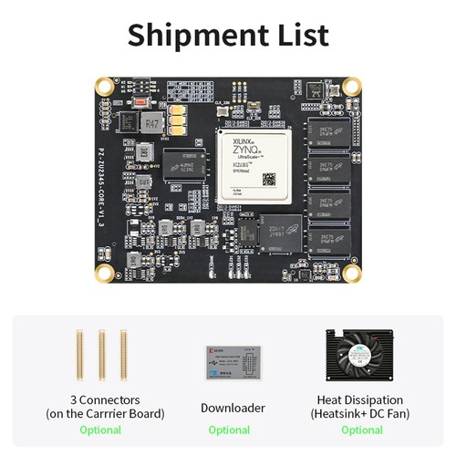 Puzhi FPGA Core Board Xilinx ZYNQ UltraScale+ XCZU2CG XCZU3EG Industrial Grade - Picture 6 of 14