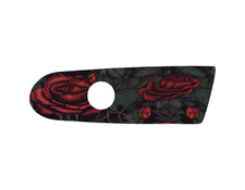 Gothic Red Roses Harley M8 Air Cleaner Insert Replaces Stock Insert. USA Made