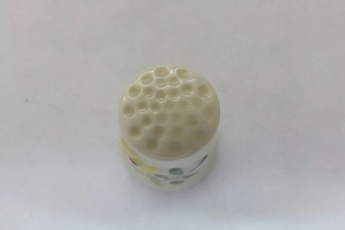 BELLEEK GOLD MARK CHINA THIMBLE HAND DECORATED FLOWERS 2.5CMS (2178) - Picture 5 of 7