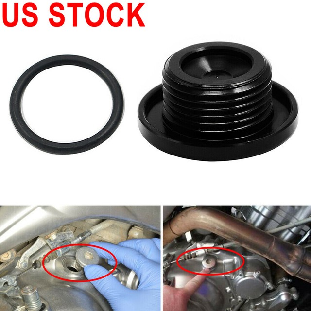 Crankcase Oil Filler Drain Plug w/ ORing For Yamaha YFM700 Raptor 700