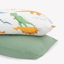 Standard Pillowcase 2 Pack  Super Soft  Breathable Muslin Fabric  Snug