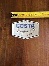 Costa Del Mar Sunglasses Logo Fish Fishing Sticker/Decal Approx 4  