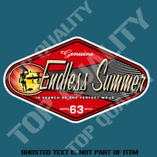 ENDLESS SUMMER Decal Sticker Vintage Americana Hot Rod Rat Rod Surfing Stickers
