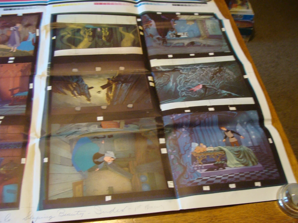 Póster de muestra impreso vintage: Disney Sleeping Beauty 1st CUSTOMER PROBANDO; #9737a Foto 2 de 4