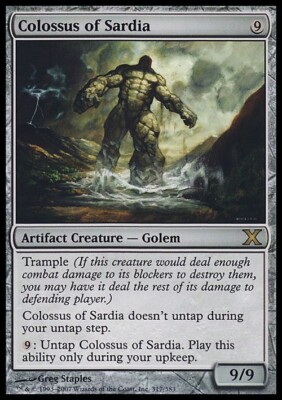 Colossus of Sardia ~ Tenth Edition [ EX ] [ Magic MTG ]