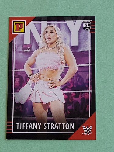 Tiffany Stratton 2022 Panini WWE Dubut Card # 55 RED PARALLEL