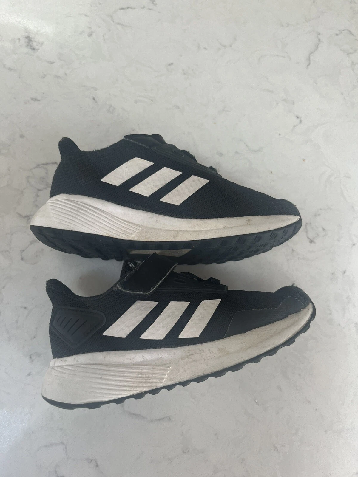 Adidas Scarpe Sneakers Bambino Ragazzo Casual Nero Taglia 9