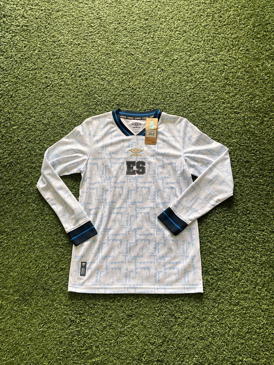 Umbro El Salvador Men's Away L/S Jersey 2023 - White | eBay