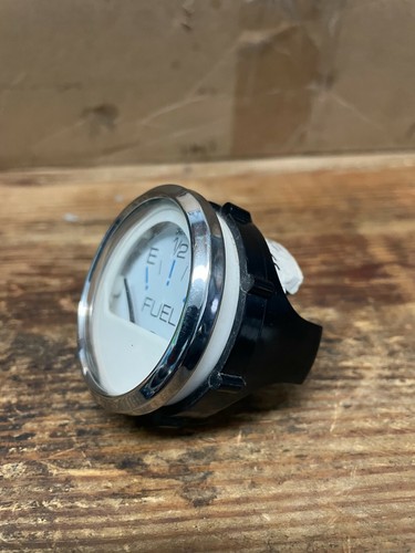 USED FARIA FUEL METER GAUGE (CHROME) - Picture 2 of 10