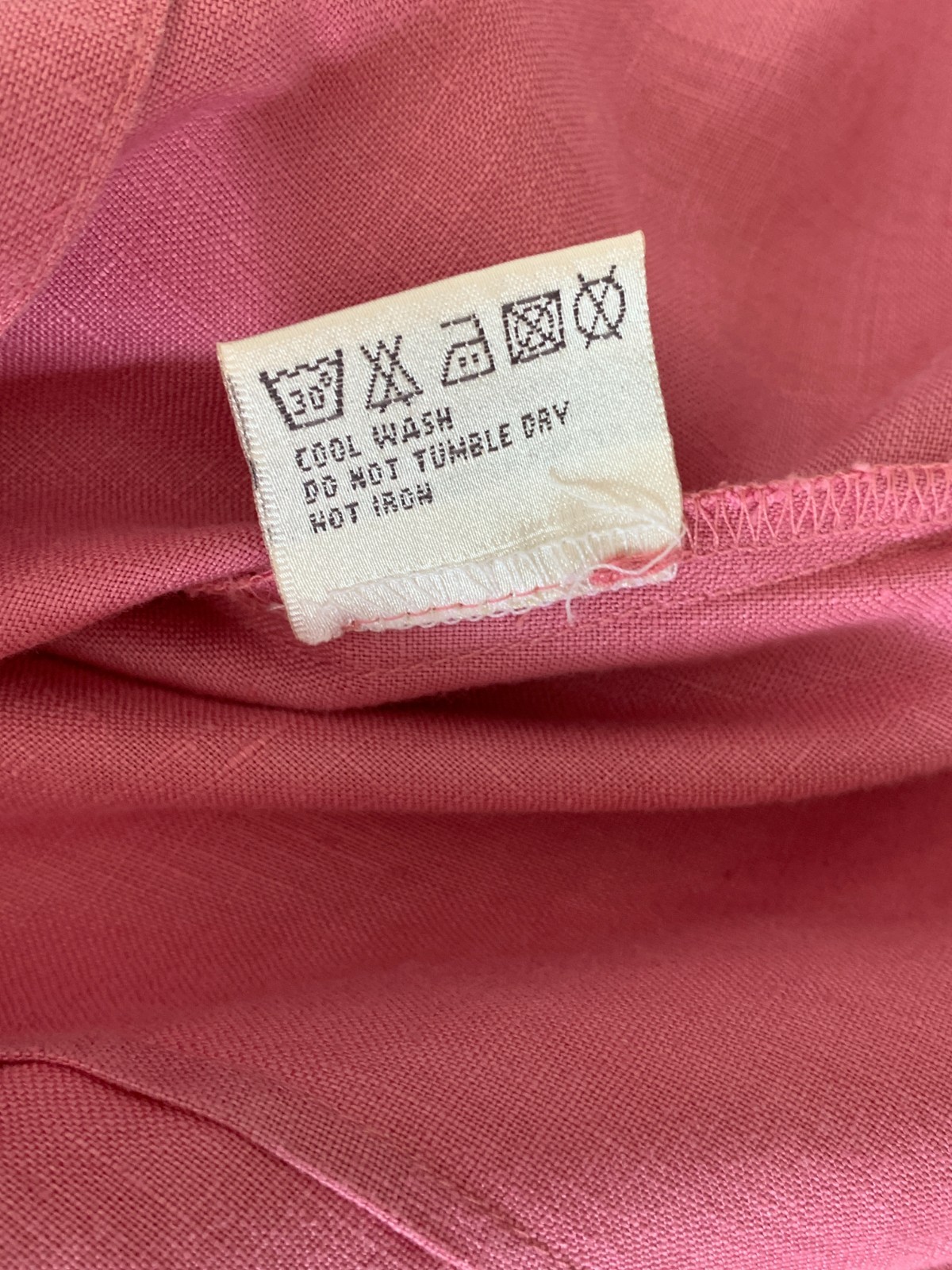 Phase Eight Patsy Seddon Pink Linen Collared  V-N… - image 9