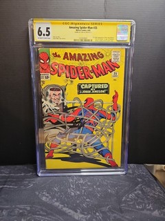 Amazing Spider Man #25 CGC 6.5 Signed by Stan Lee 1st Mary Jane Watson cameo