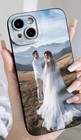 Custom Photo Wedding Theme Patterned Multicolor/Black Smartphone Back Case Cover — photo 3