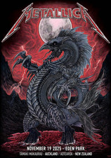 Metallica Eden Park 2025 Poster 18x24