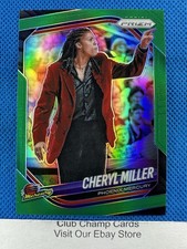 2025 #134 Cheryl Miller Panini Prizm WNBA Green Prizm Mercury