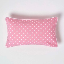 Image of 100% Cotton Polka Dots Cushion Cover Cotton Sofa Pillow Cushion Cover Washable