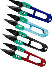 4Pcs Modern Carbon Steel Scissors, Fabric, Yarn, Thread Cutter, Embroidery, Knit