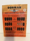 Vintage Dorman Products Brake Adjusting Hole Covers Display Card BP17RC