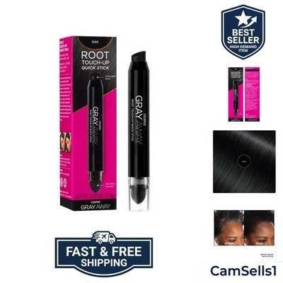 Gray Away Root Touchup Quick Stick, Black, 0.1 Oz
